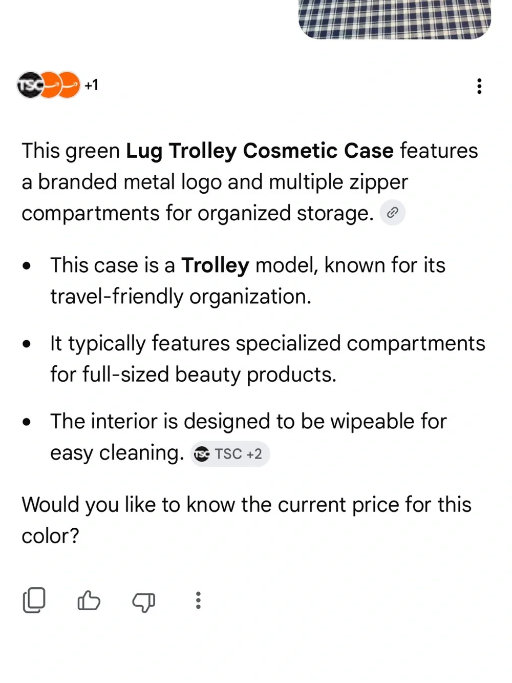 lug Teal Travel Toiletry Organizer